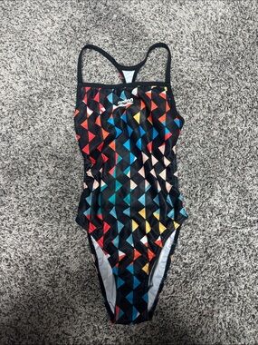 Arena Women’s Multicolor Geometric One-Piece Swimsuit